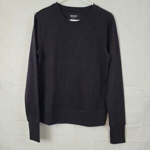 Tek Gear Womens Black Ultrasoft Fleece Crew Neck Pullover Sweatshirt Size Small‎